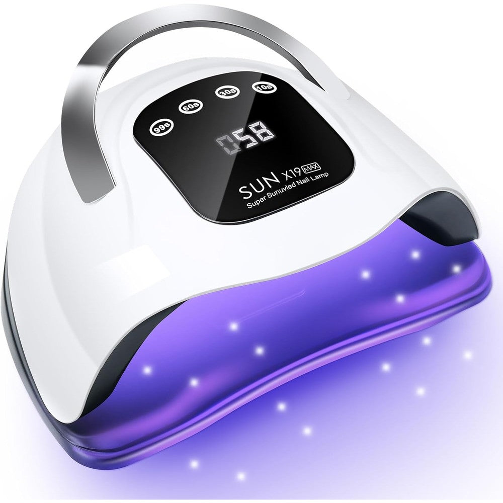 Wisdompark 320W UV LED nail lamp front view for gel polish