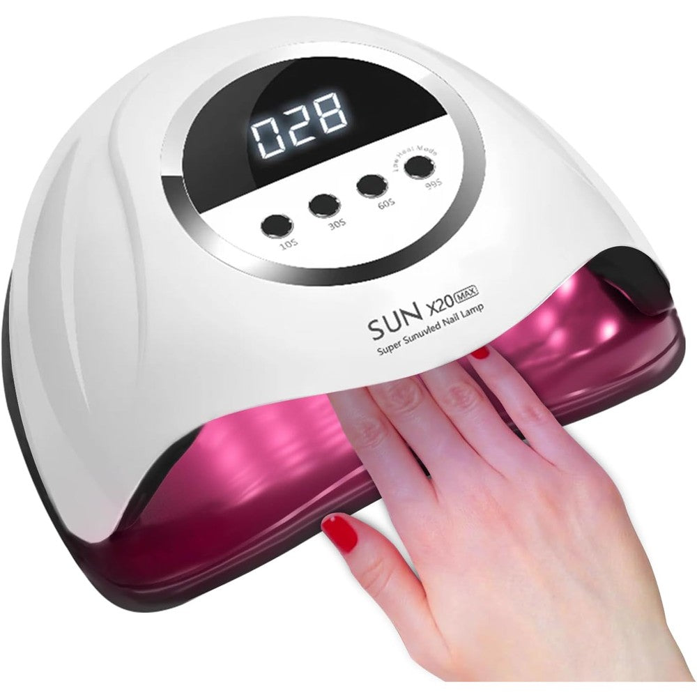 Beenle 320W UV LED Nail Lamp front view for professional manicure