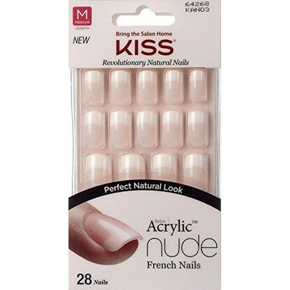 Broadway Kiss Salon Acrylic Nude Nails Cashmere front packaging view