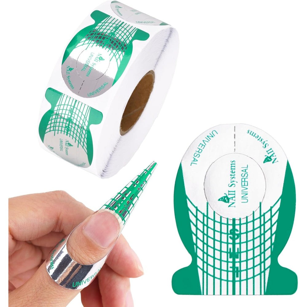 G2Plus 500 pieces nail forms roll front view