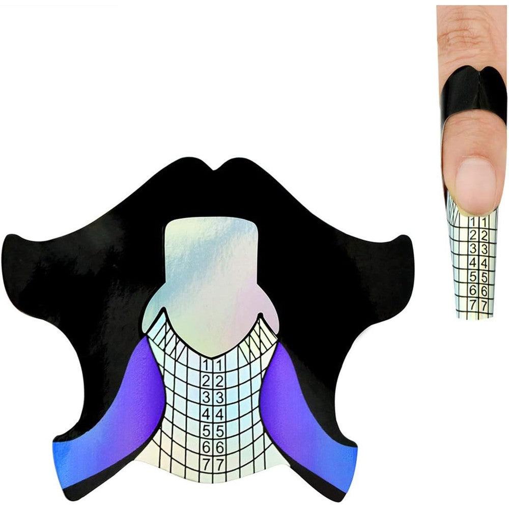 Honey Joy 100pcs nail extension forms front view packaging
