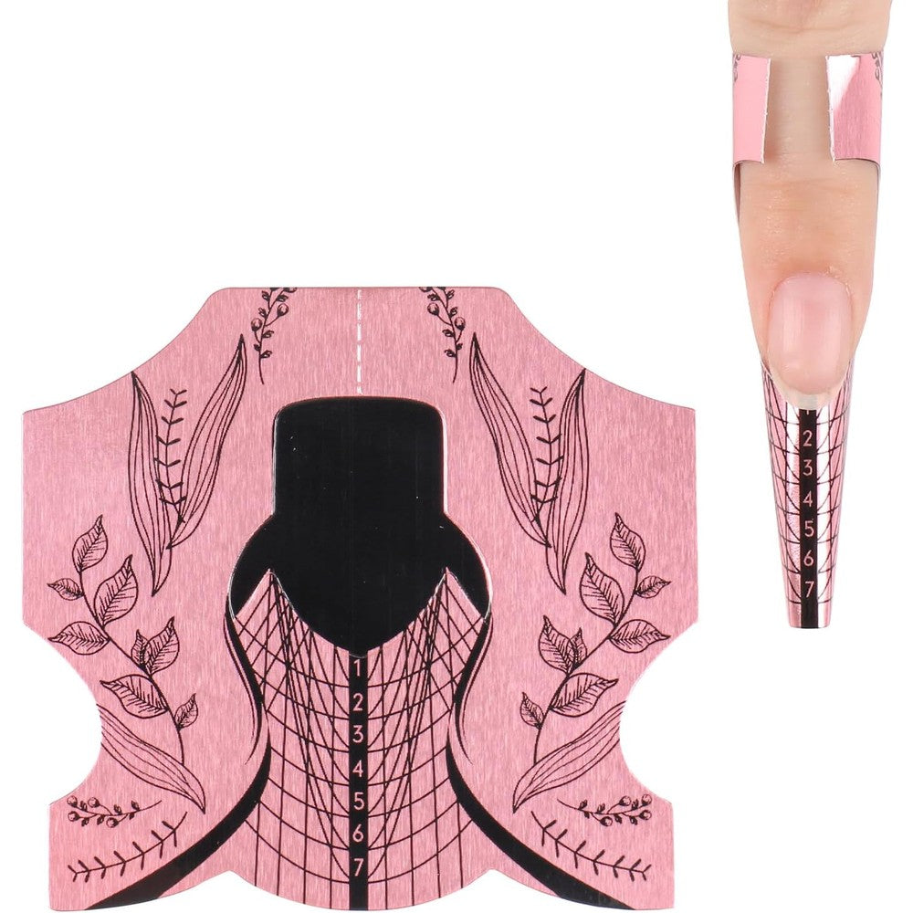 Yingjee 100pcs acrylic nail forms front view packaging