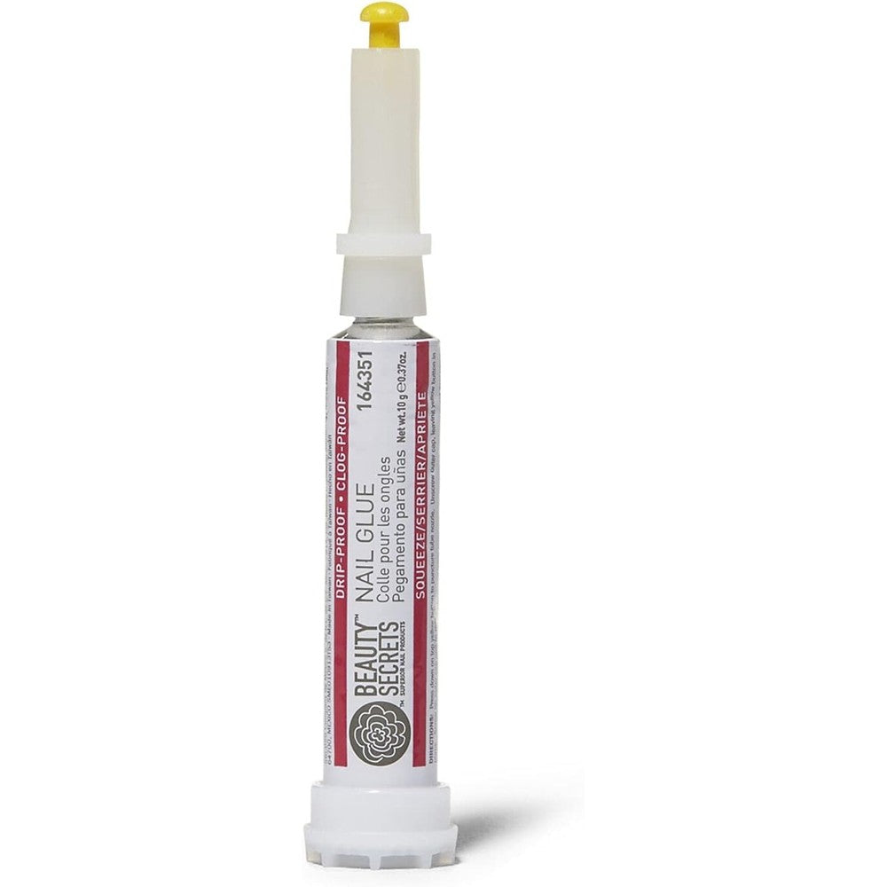 Beauty Secrets Drip and Clog Proof Nail Glue bottle front view