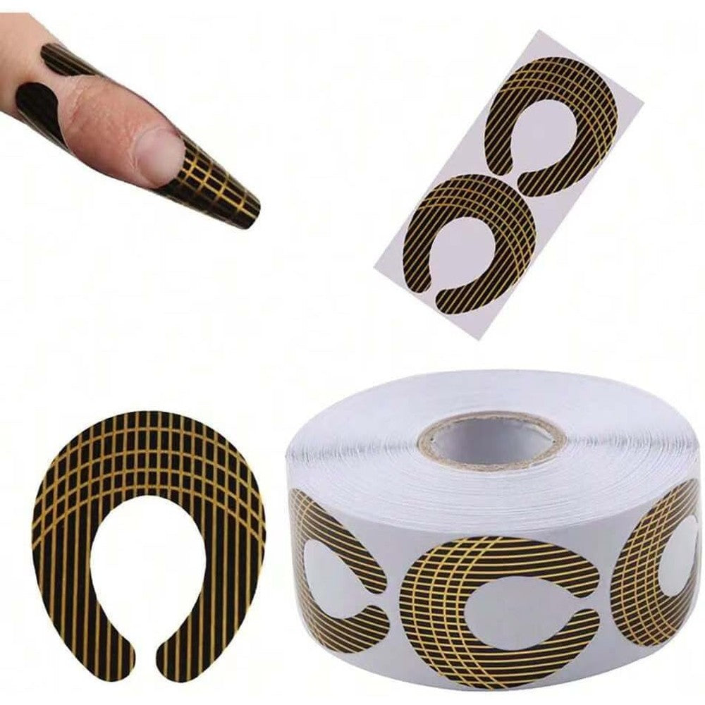 BeautyLeader 500 Pieces Nail Forms front view