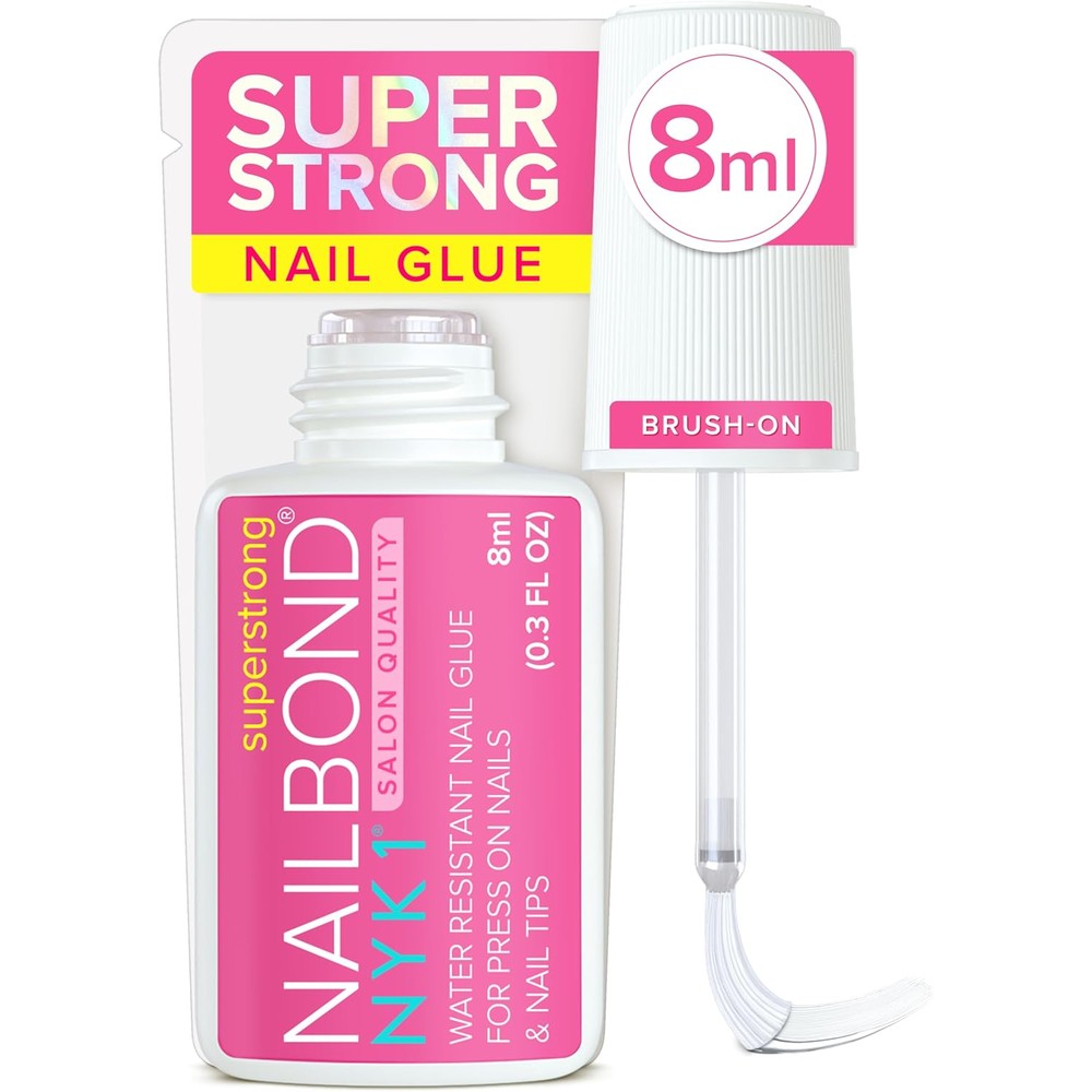 Nyk1 Nailbond Super Strong Nail Glue 8ml front view