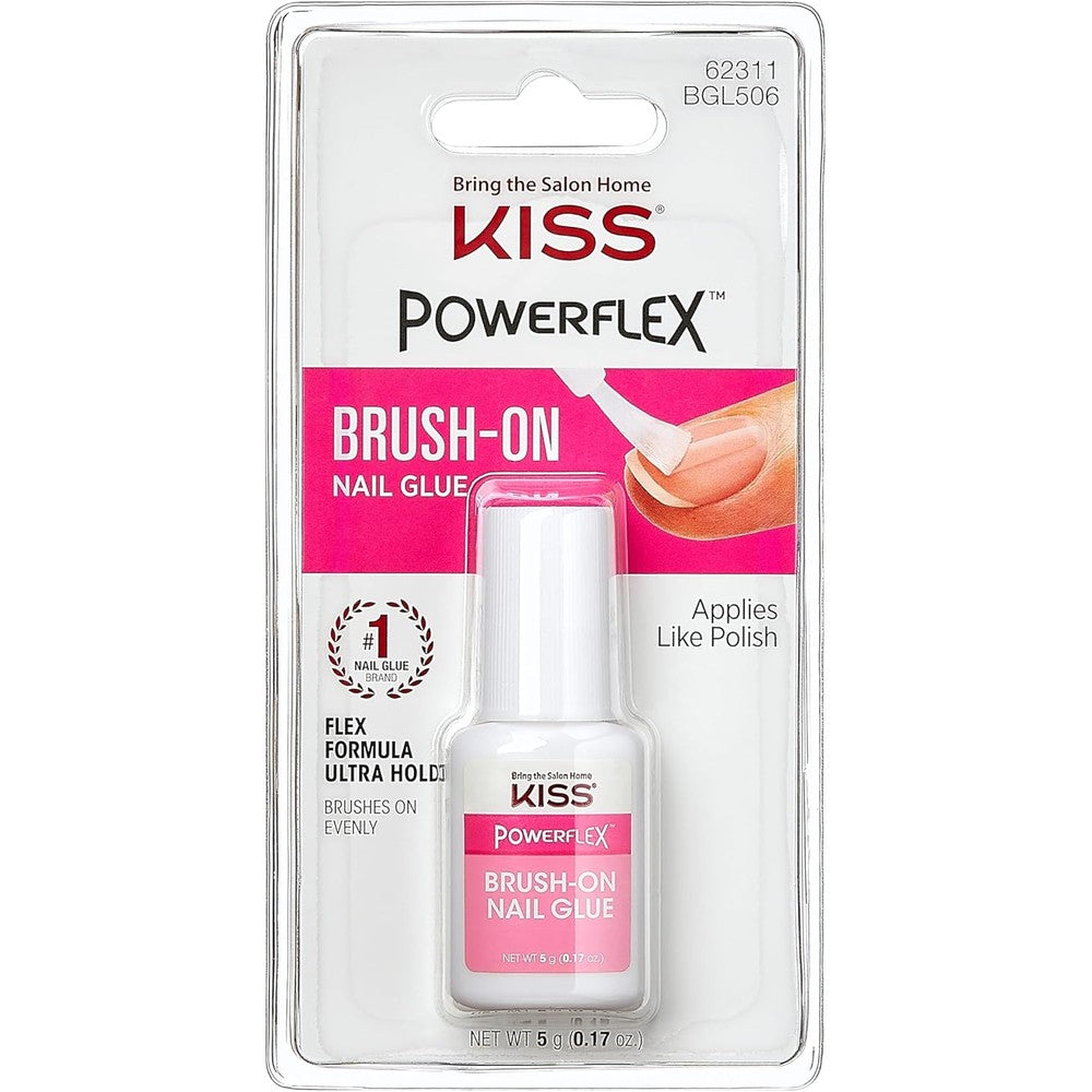 KISS Powerflex brush on nail glue front view