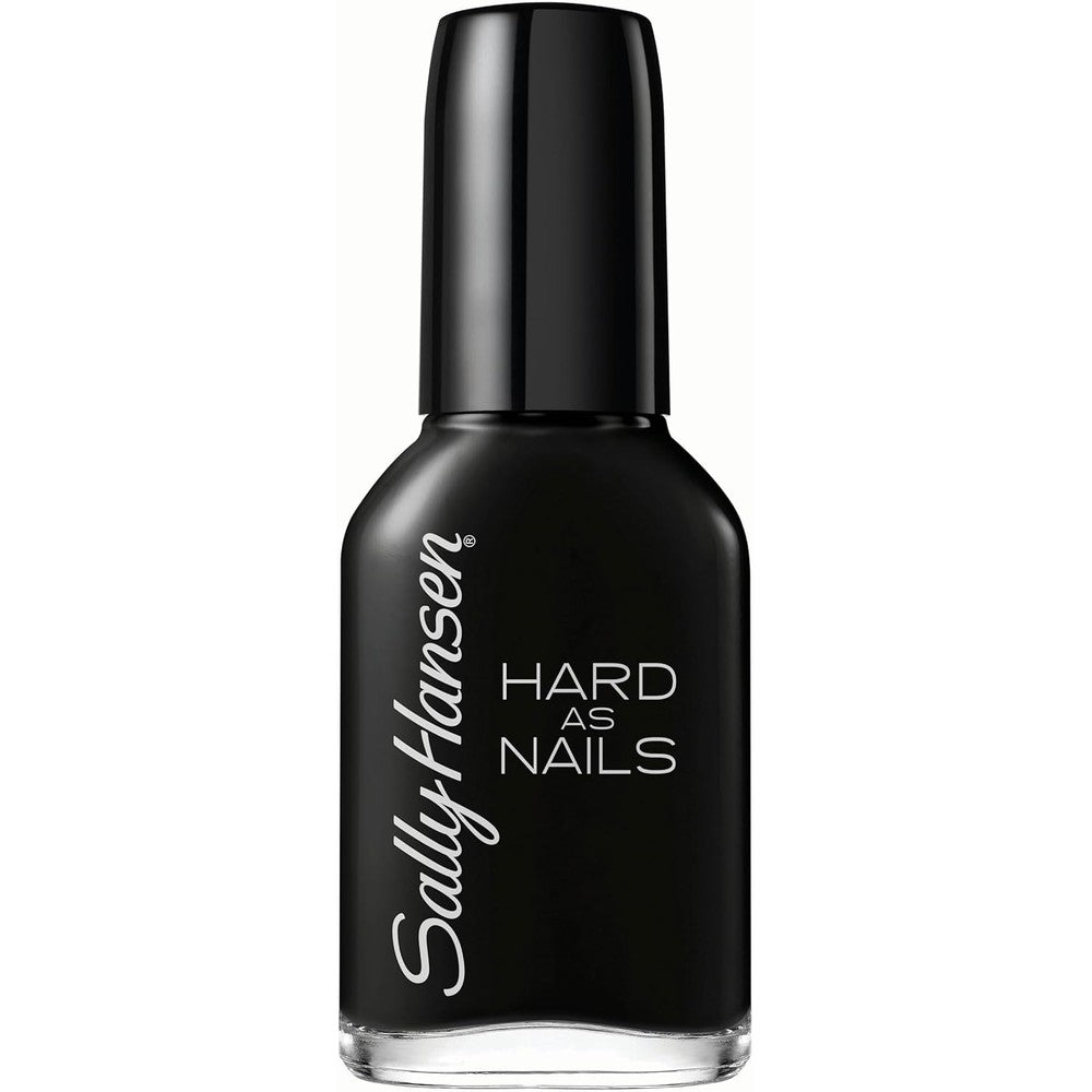 Sally Hansen Hard As Nails Black Heart front view bottle