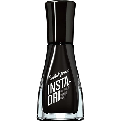 Sally Hansen Insta-Dri Black To Black nail polish front view