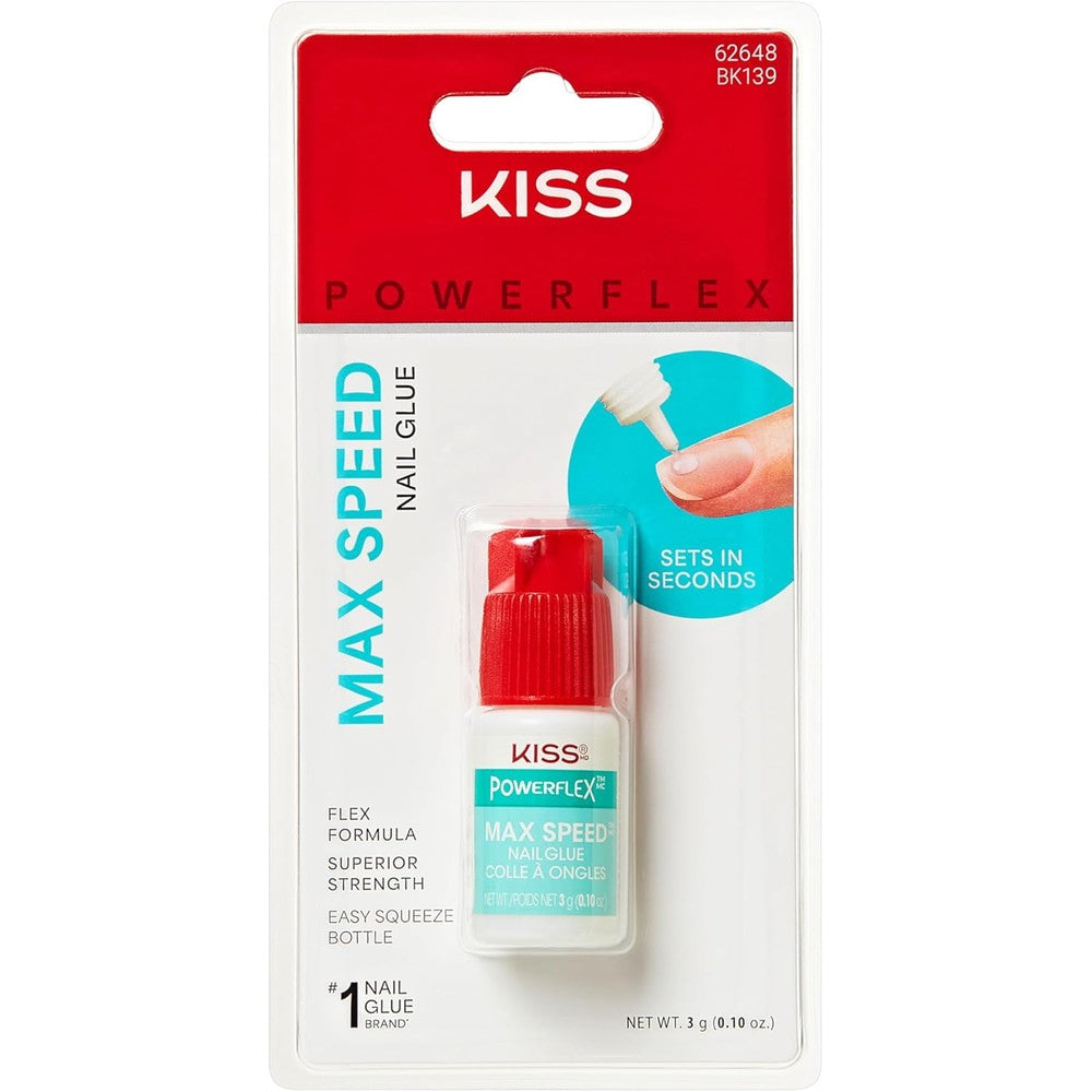 Kiss PowerFlex Maximum Speed Nail Glue front view bottle
