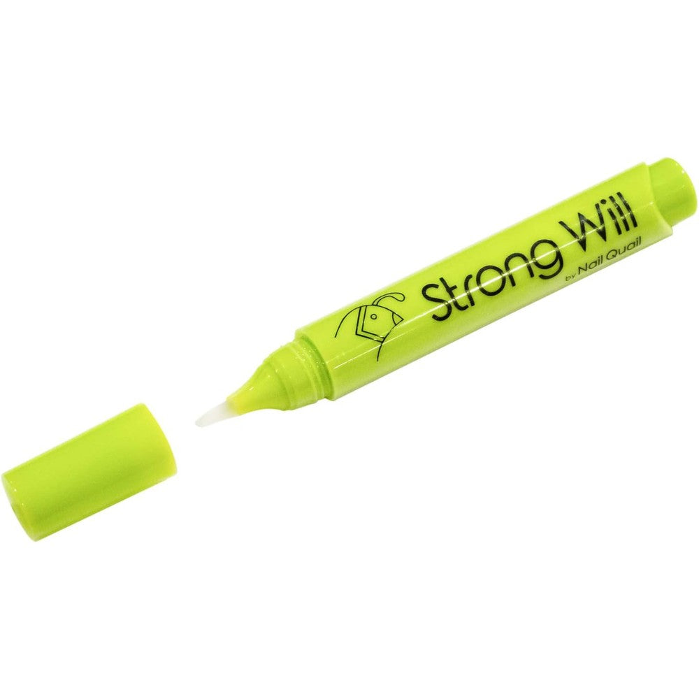 Nail Quail Strong Will anti nail biting click pen front view