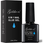 Gelike Ec 6 in 1 gel nail glue bottle front view