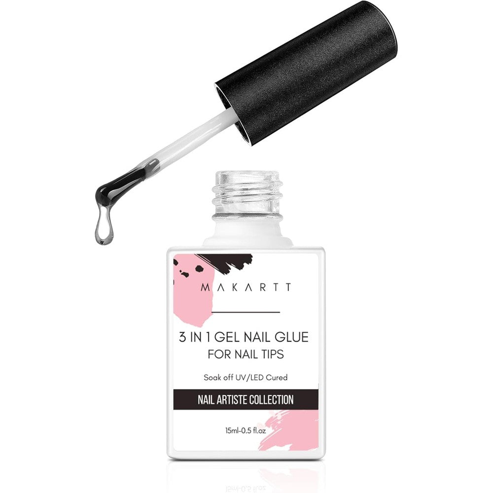 Makartt 3-in-1 Gel Nail Glue front view bottle
