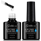 Gelike Ec 6 In 1 nail glue gel front view bottle packaging