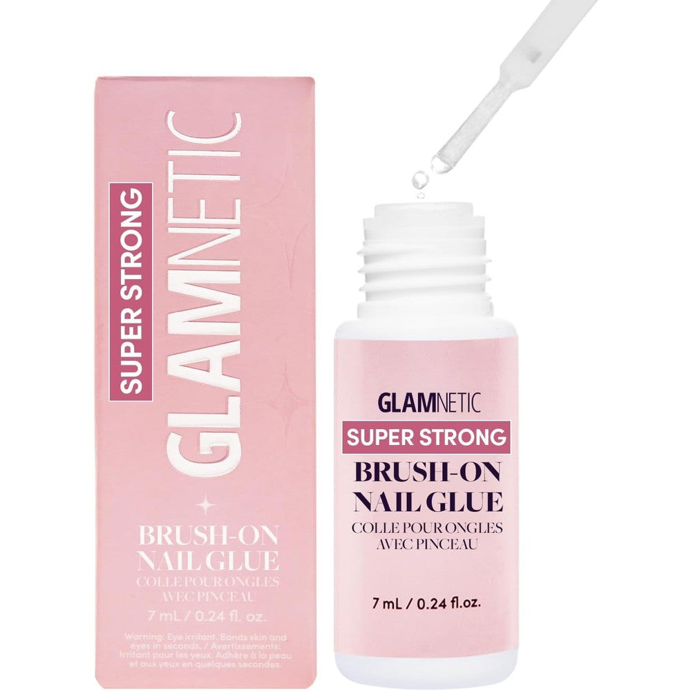 Glamnetic Super Strong Brush On Nail Glue front packaging view