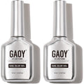 Gaoy gel nail glue and base coat set front view bottles