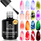 Beetles Gel Polish Clear Blooming Gel Front View Buy Online