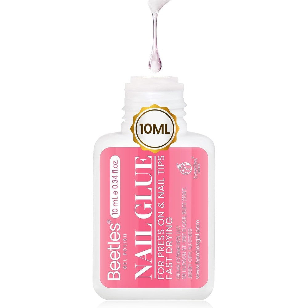 Beetles 10ml Super Strong Nail Glue front view bottle
