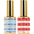 Daisy DND base and top gel polish set front view bottles