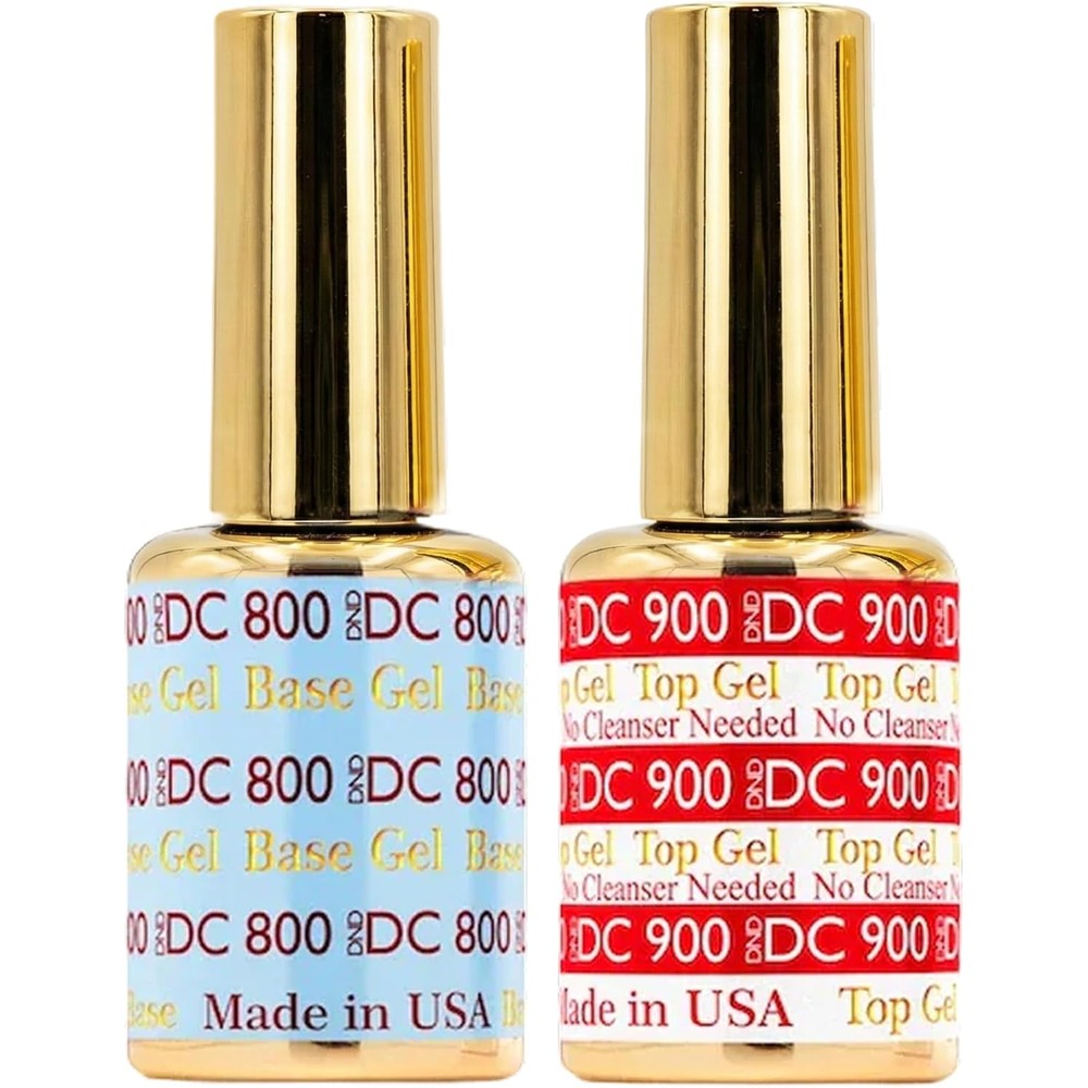Daisy DND base and top gel polish duo set front view