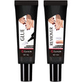 Curvlife semi solid nail glue and remover kit front view