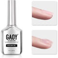 Gaoy clear builder gel front view of 16 milliliter bottle