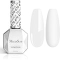 MelodySusie Thick Snow White Gel Nail Polish front view bottle