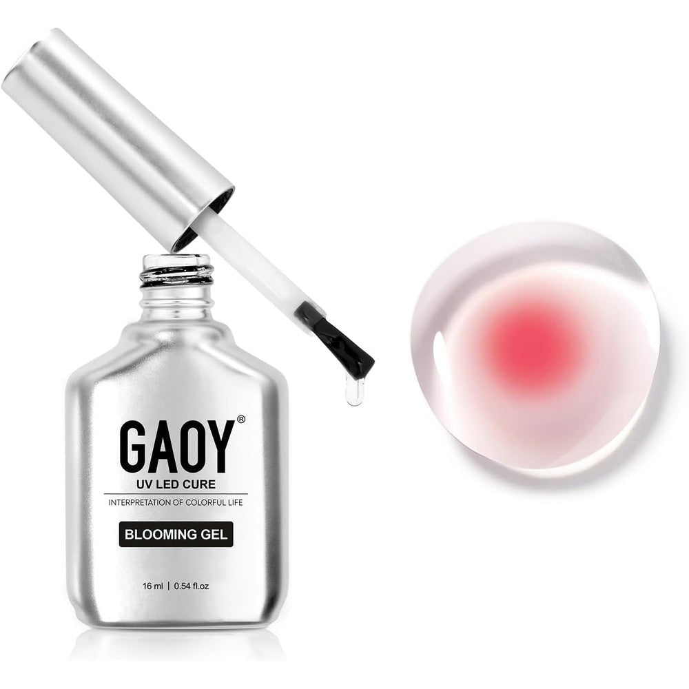 GAOY professional nail blooming gel clear bottle for professional marble nail art