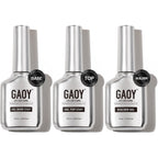 Gaoy gel top coat builder gel and base coat set front view bottles