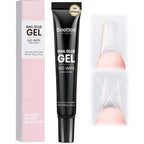 Beetles solid nail glue gel front view squeeze tube packaging