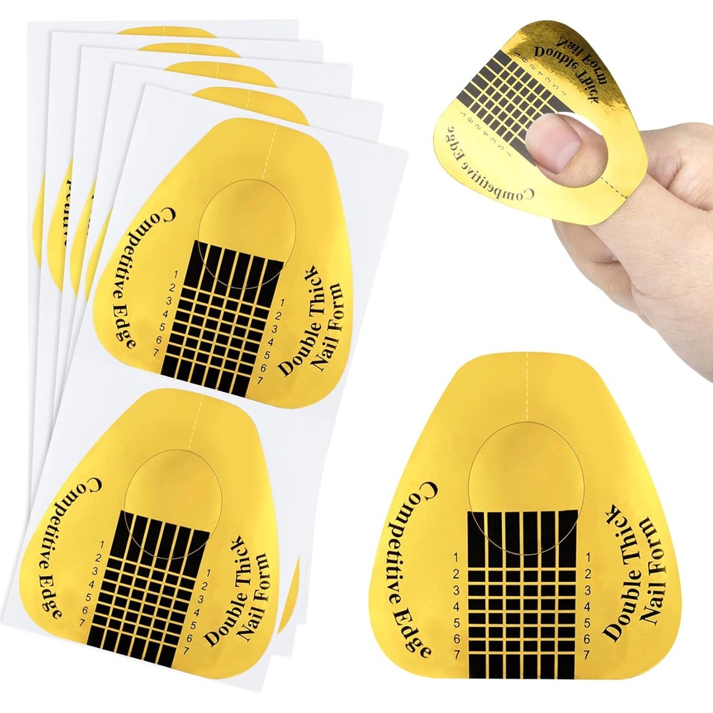 Haburn Raqeho 200 Nail Forms for Builder Gel front view