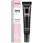 Beetles Tipex solid nail glue gel front view tube packaging