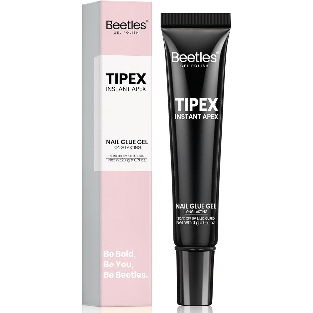Beetles Tipex Solid Nail Glue Gel 20g front view packaging