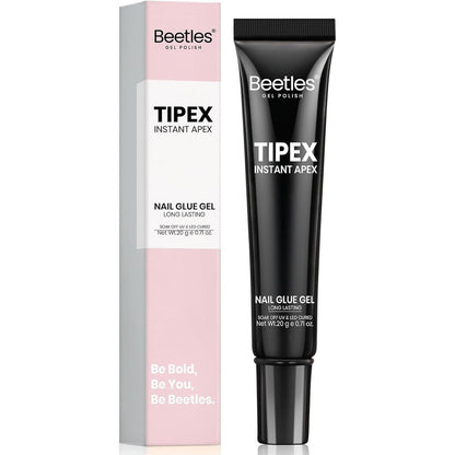 Beetles Tipex Solid Nail Glue Gel 20g front view packaging