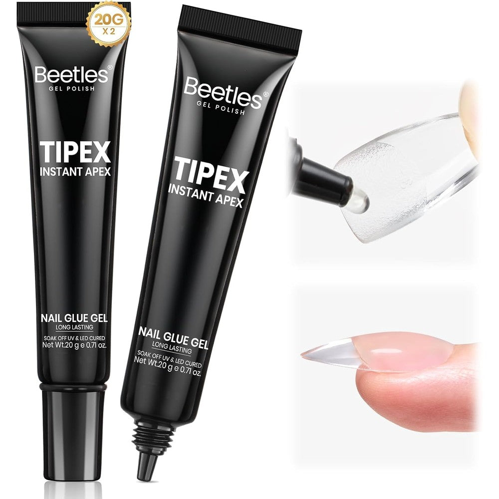 Beetles Tipex Nail Glue Gel 2 pieces front view