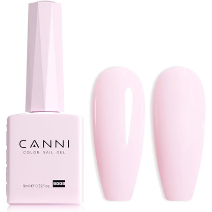Canni light pink gel nail polish bottle front view