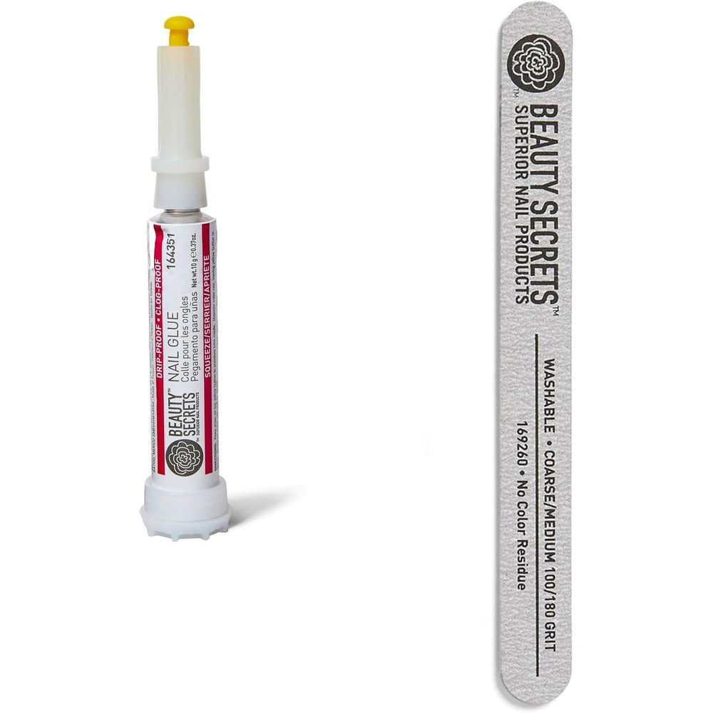 Beauty Secrets Drip And Clog Proof Nail Glue front view