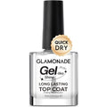Glamonade clear top coat nail polish front view bottle