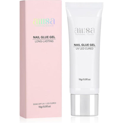 Aillsa solid gel nail glue pot front view