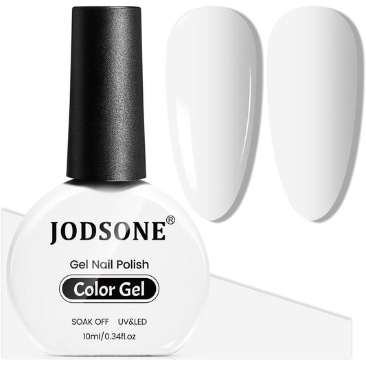 Jodsone white gel nail polish bottle front view