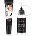 CurvLife semi solid glue and pinpoint remover kit front view packaging
