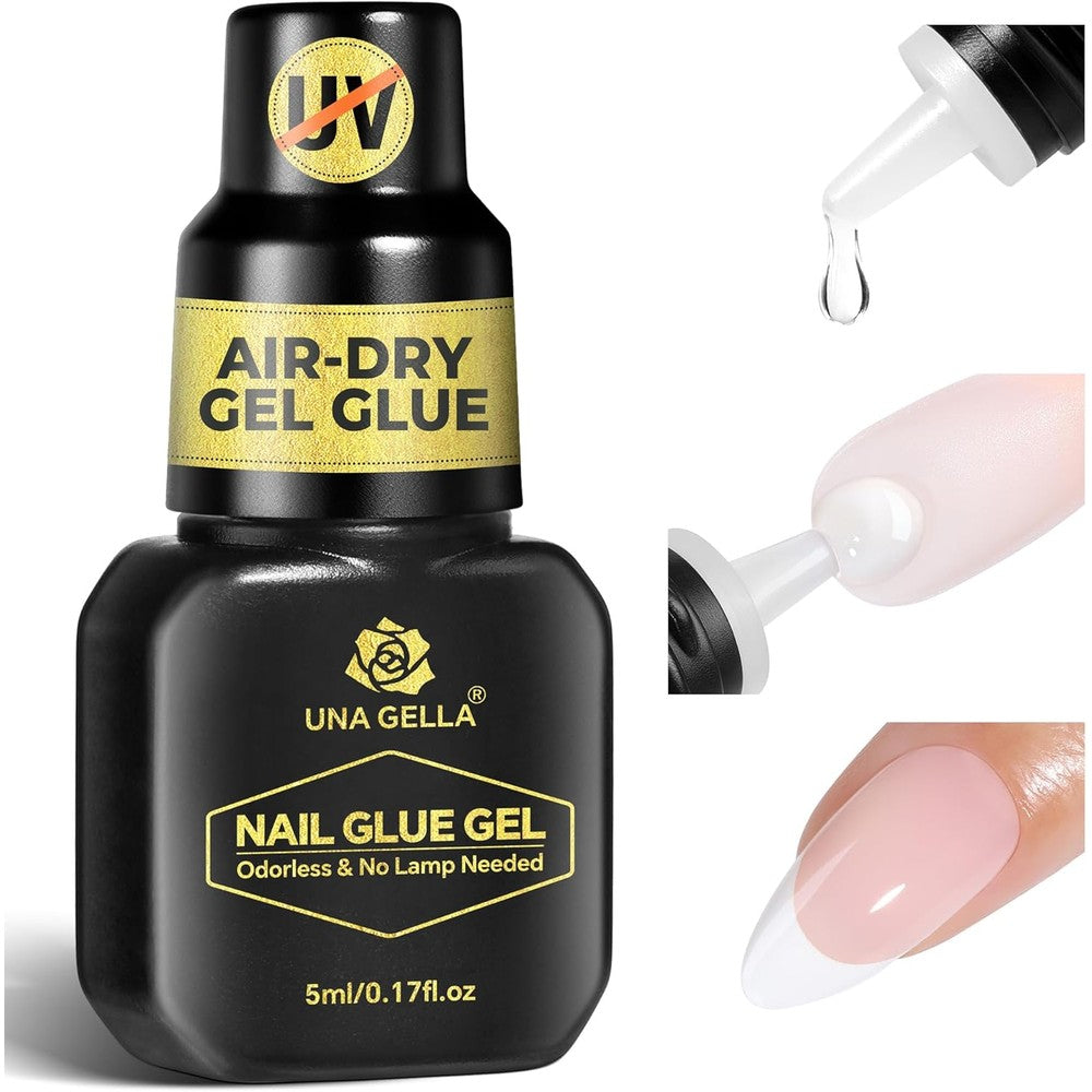 Una Gella Super Strong Gel Nail Glue 5ml front view