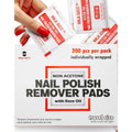 Ninja Quest non acetone nail polish remover pads front view