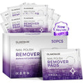 Glamonade nail polish remover pads front view packaging