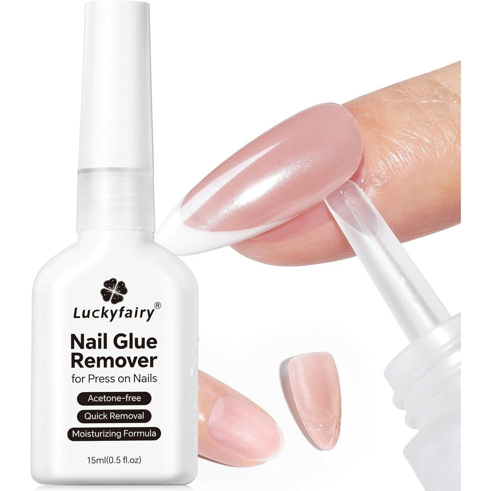 Luckyfairy Nail Glue Remover 15ml bottle front view