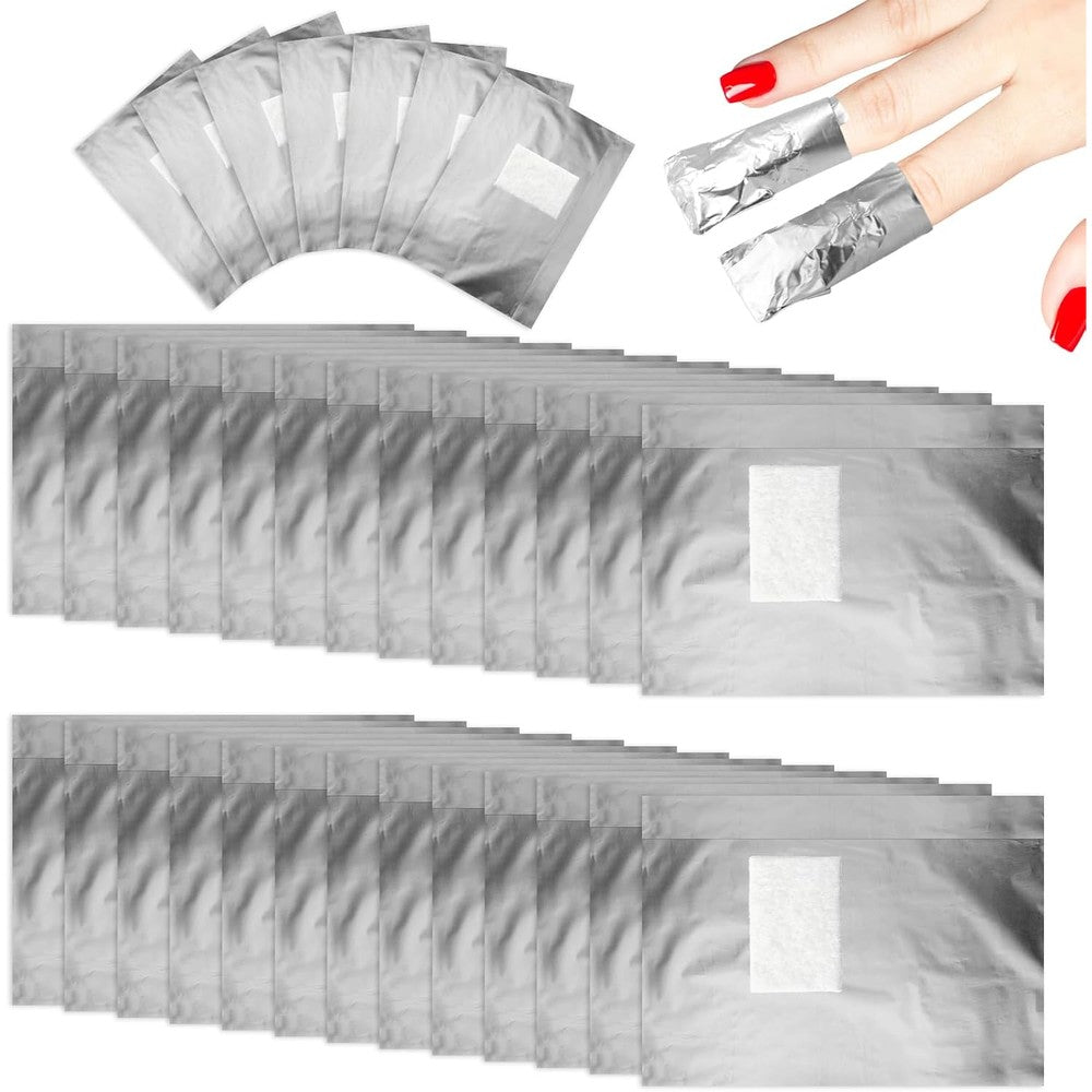Opvixi nail polish remover foil wraps front view