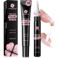 Luckyfairy semi solid nail glue front view bottle packaging