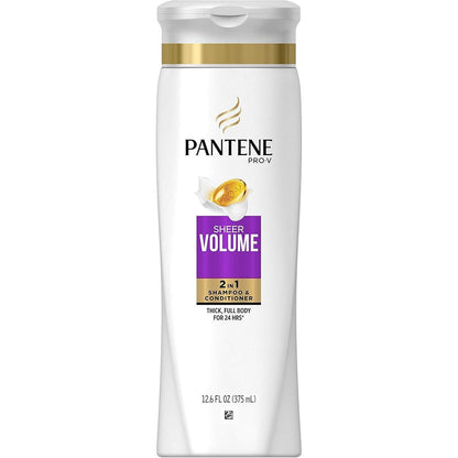 Pantene Pro-V Sheer Volume 2 in 1 Shampoo and Conditioner bottle front view