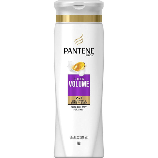 Pantene Pro-V Sheer Volume 2 in 1 Shampoo and Conditioner bottle front view