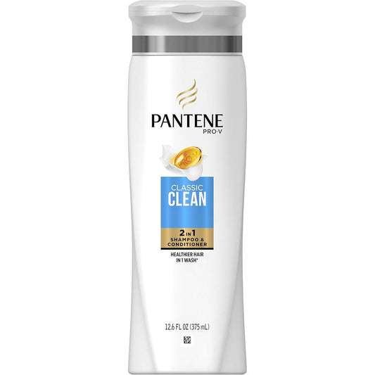 Pantene Pro-V Classic Clean 2-in-1 Shampoo and Conditioner bottle front view