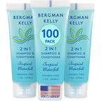 Bergman Kelly 2-in-1 shampoo and conditioner travel set front view
